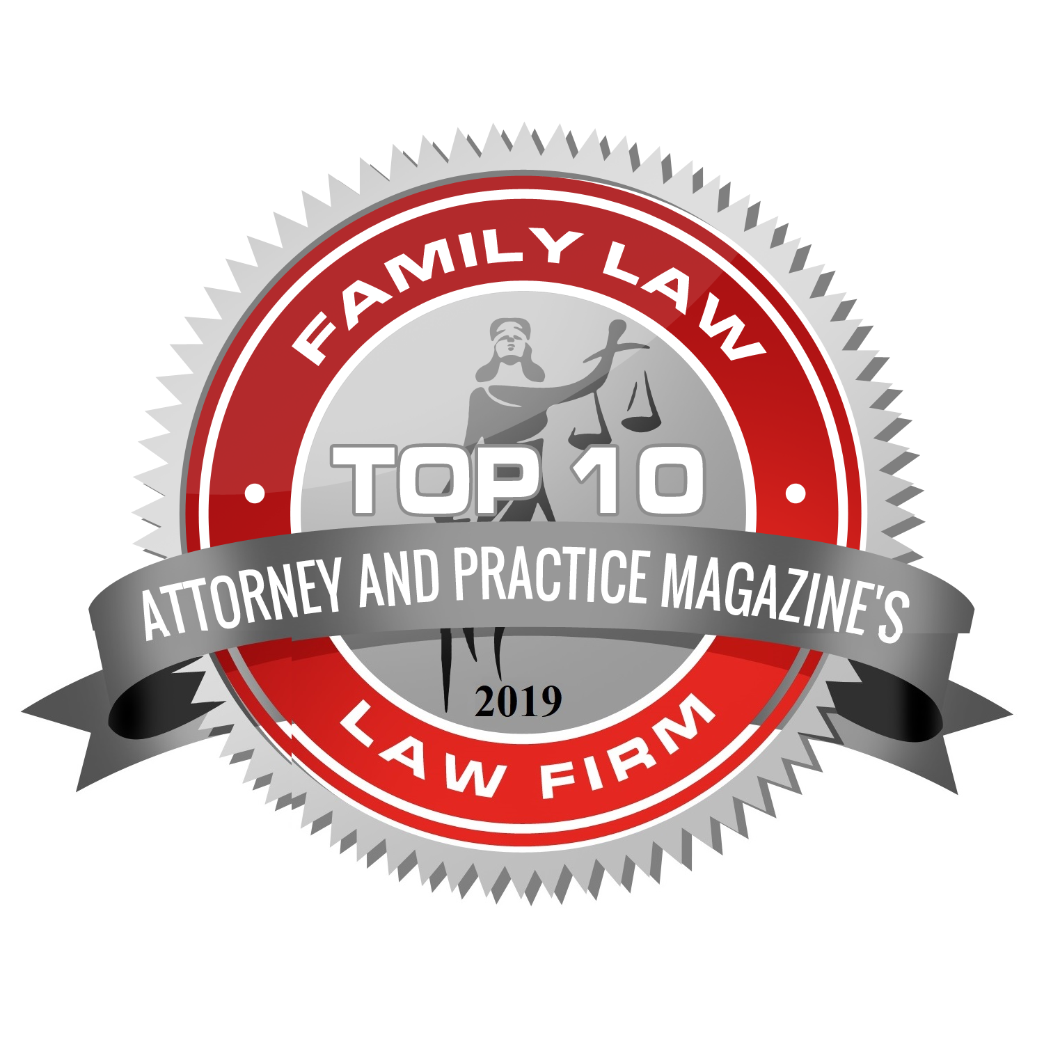 Attorney and Practice Magazine - 2019 Top 10 Family Law Law Firm